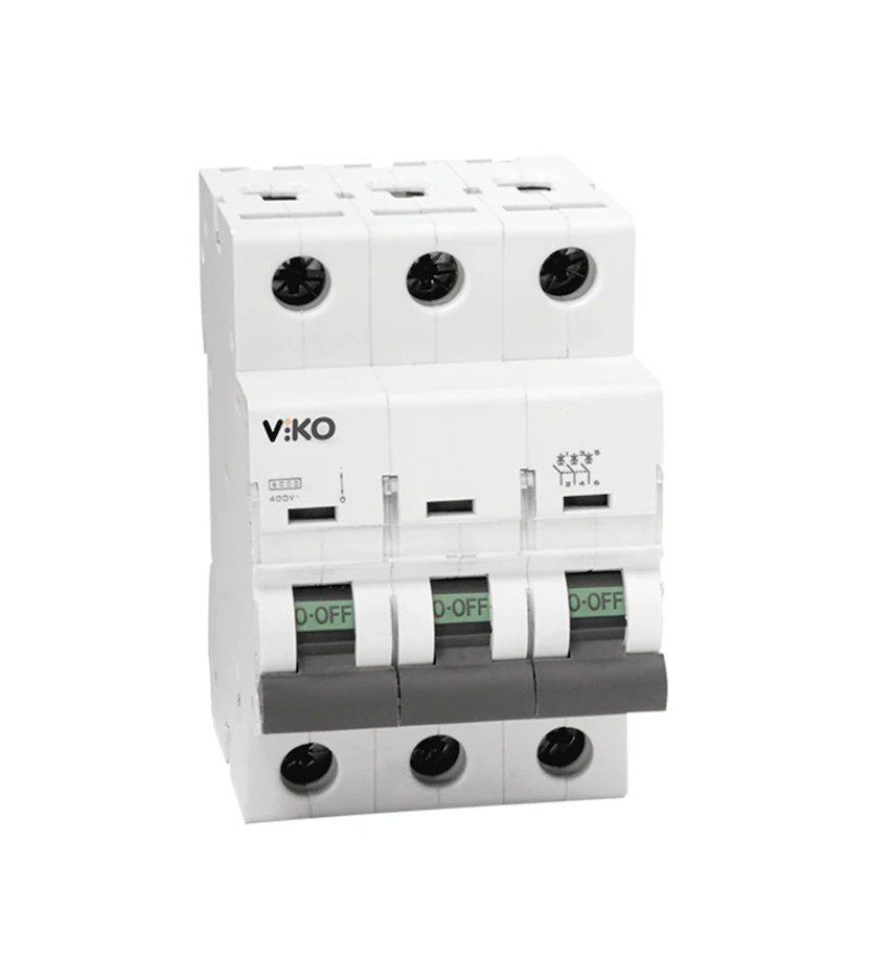 ელექტრო დამცველი  3*40A C  4.5 kA   6VTB-3C40  VIKO