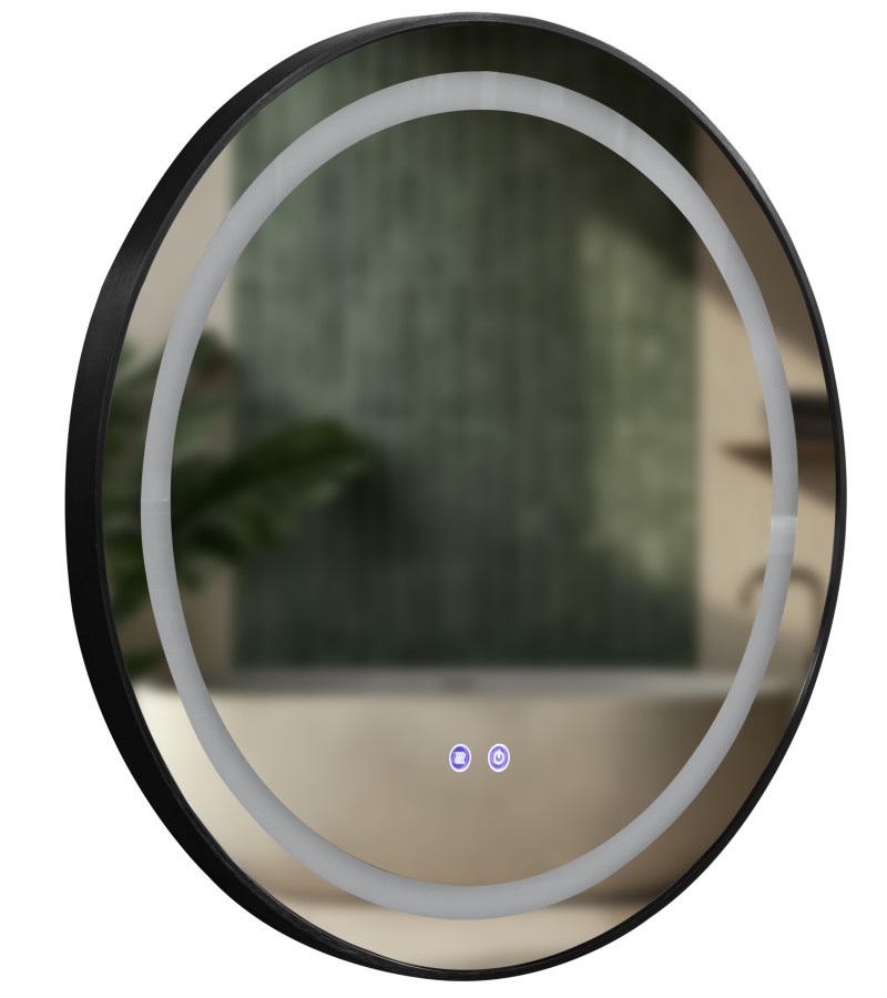 სარკე  LED  YH-3342G1  ზომა. 70*70  ფერი. BLACK    MODUS