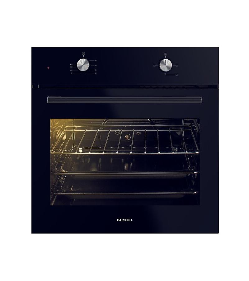 ღუმელი ჩასაშენებელი  B66-S2  შავი მინით   მწარ.  KUMTEL / LUXELL.