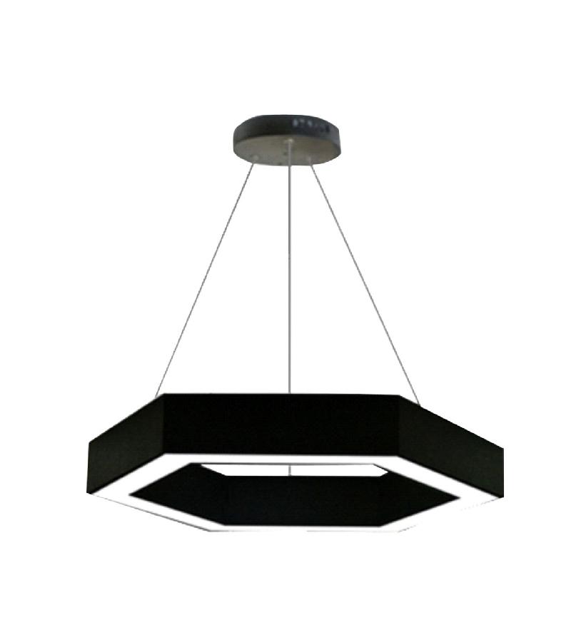 ჭაღი  LED შავი  #808 BLACK / 600×100