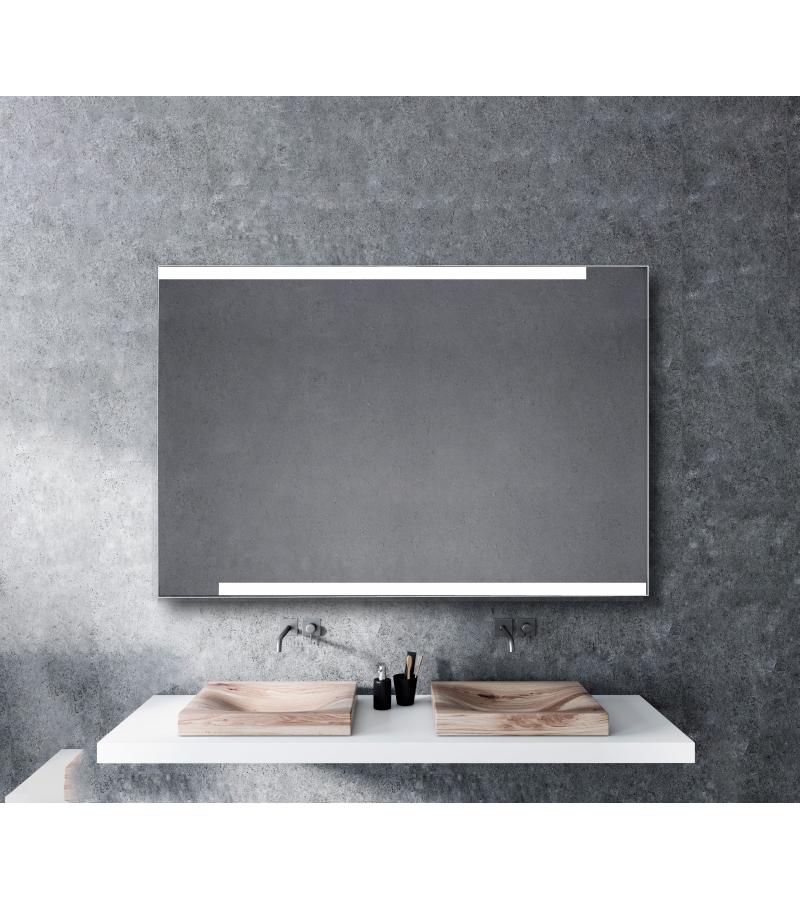 Зеркало со светодиодной подсветкой ОСНА 60х80 см с сенсором, черное. Экспертиза