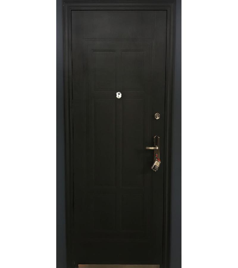 ლით.კარი  შავი  #17  0.5/0.8მმ  ზომა 2200*960*50მმ  შიგა გაღება , მარცხენა ( L )