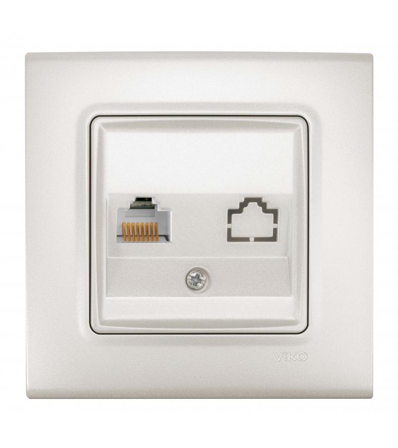 Интернет-розетка LINNERA LIFE SEDEF BEYAZ TEKLI DATA #90403032-MD VIKO от Panasonic