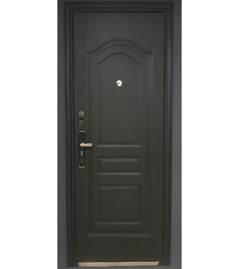 ლით.კარი  შავი  #JW-600  0.5/0.8მმ  ზომა 2200*960*50მმ  გარე გაღება , მარცხენა ( L )