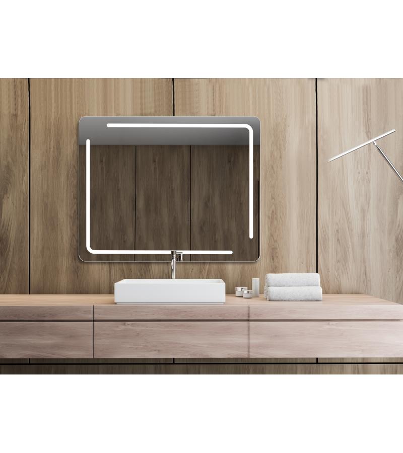 სარკე  LED განათებით  KAMET 60x80 სმ  სენსორით, ორთქლსაწინაააღმდეგო ზედაპირით   მწარ. Xpertials