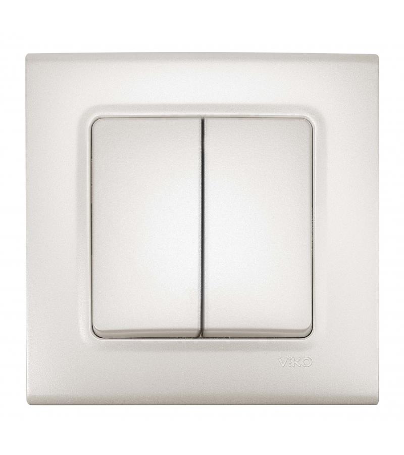 გადამრთველი  2-ნი LINNERA LIFE SEDEF BEYAZ   #90403002-MD  VIKO by Panasonic