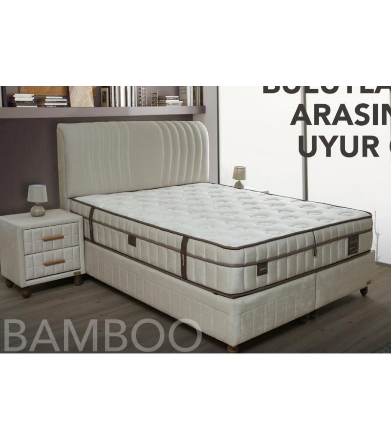 საწოლი  BAMBOO  ზომა. 160*200 სმ  ფერი. KREM 05      მწარ.  ALPINO 