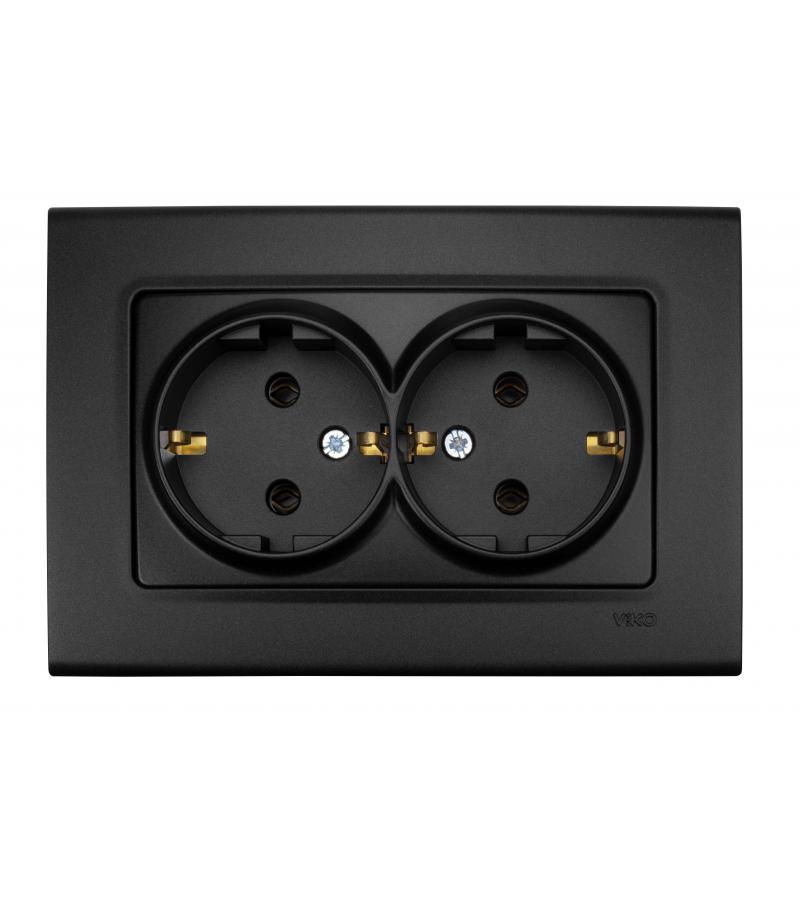 Rosette with grounding 2 LINNERA LIFE GECE #90404056-MD VIKO by Panasonic