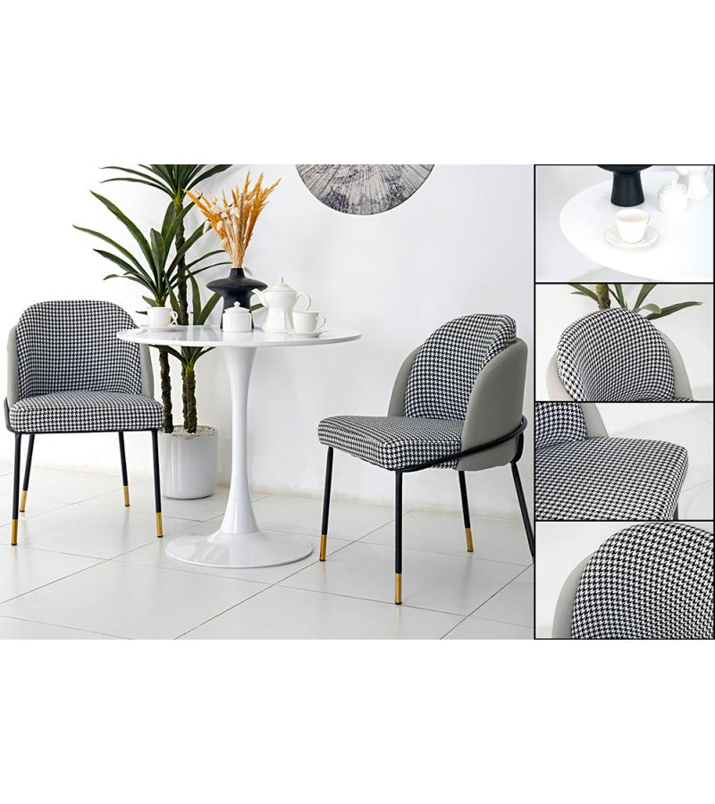 სკამი  FSYJL-C66-G  ფერი : GREY