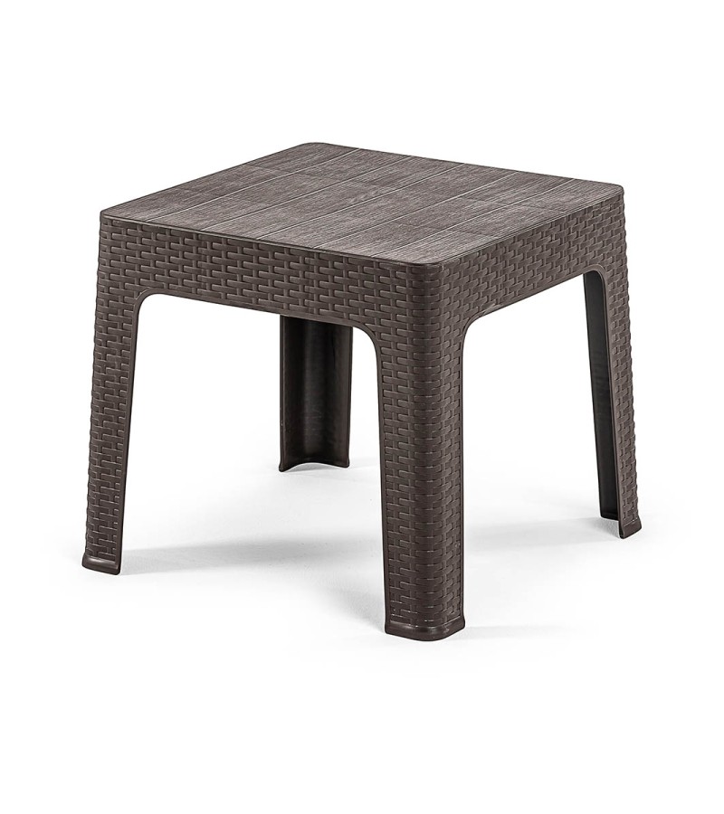 Plastic table 44 cm #2588 KARE SEHPA Color. KAHVE Bitter. SENYAYLA
