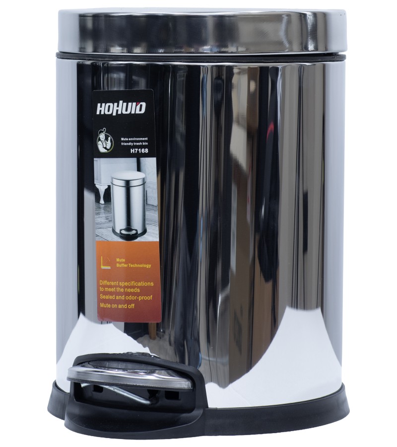 Контейнер для мусора KEMU-H505 CROME 5 л