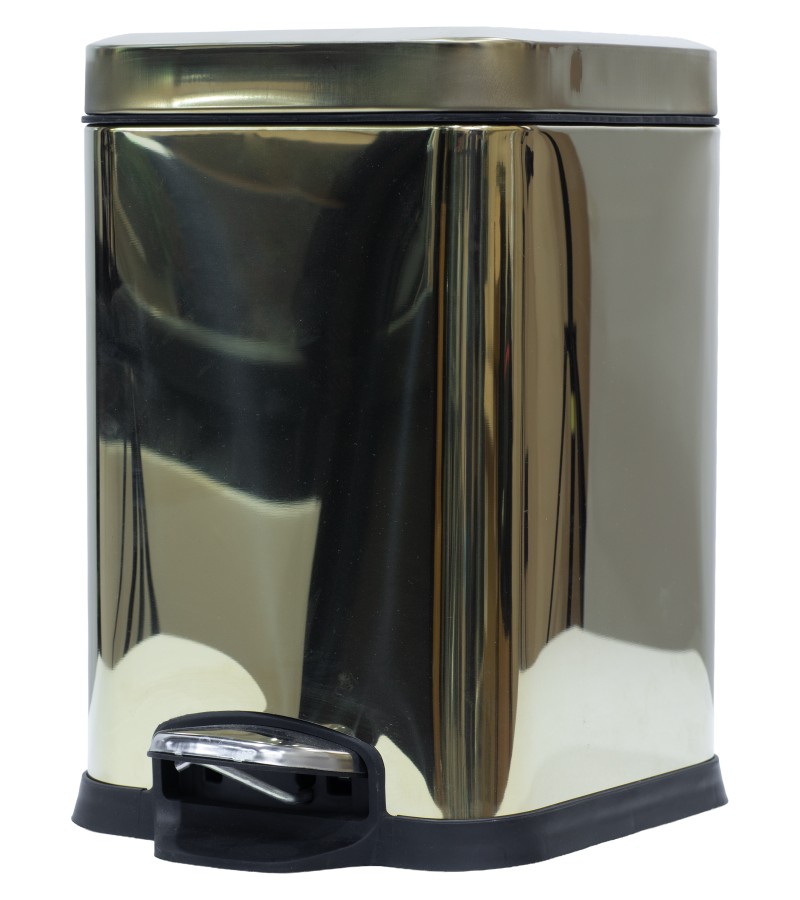 Trash can KEMU-H506 GOLD 6 l