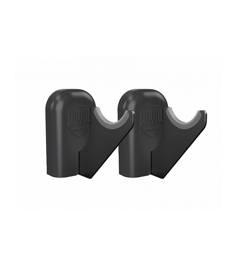 სექციური რადიატორის სამაგრი კომპლექტი კედლის  RTD80B  (შავი)  მწარ. Royal Thermo