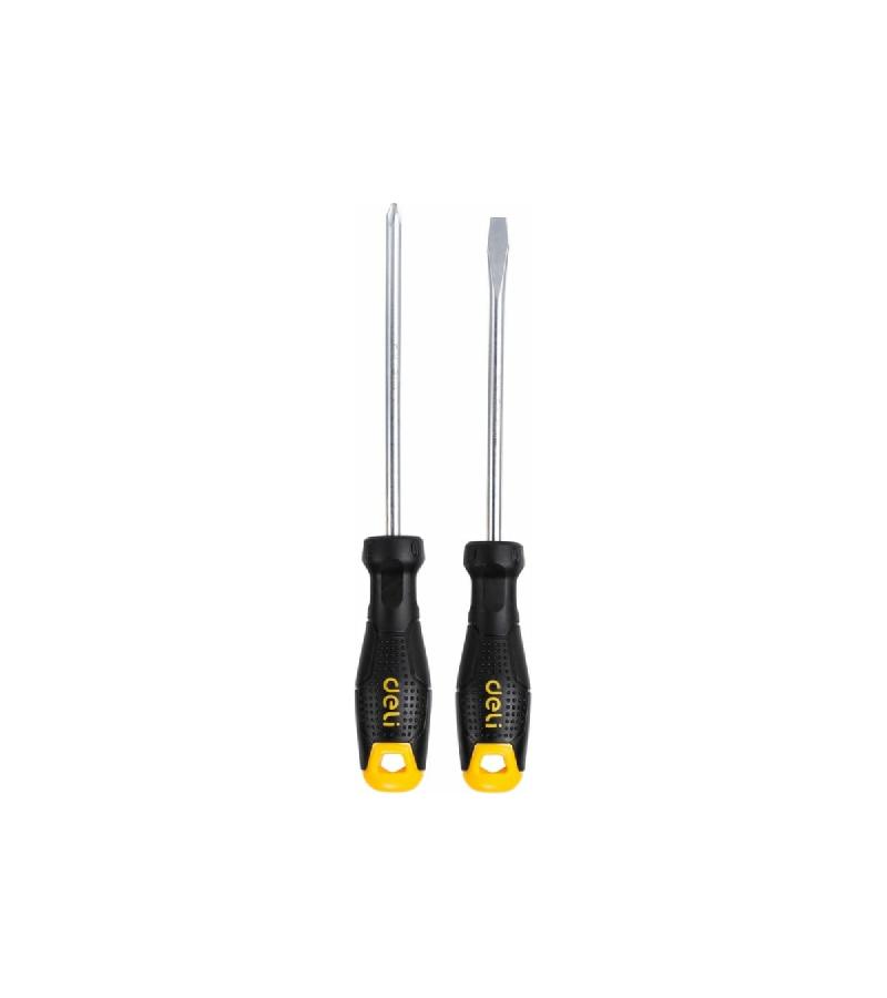 Screwdriver set 2pcs DL620002 bitter. deli