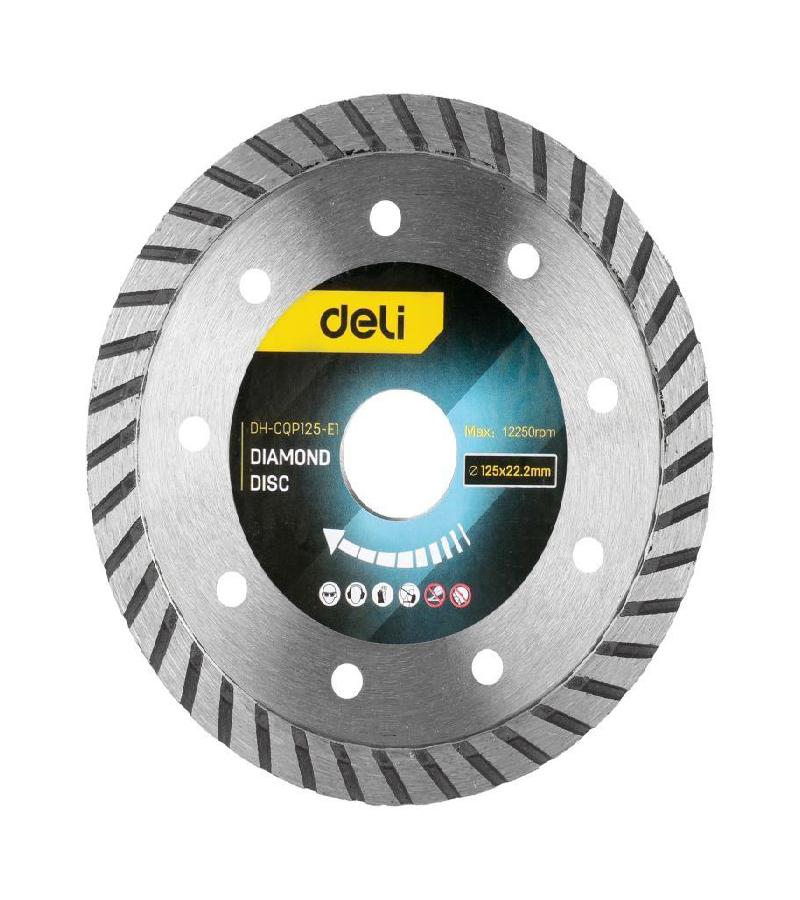 ალმასის საჭრელი დისკი  125*22,2 mm  DH-CQP125-E1    მწარ.  deli 