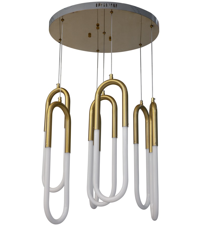 ჭაღი  LED   GZFM-6018-7 / GOLD  98W  (4000K)