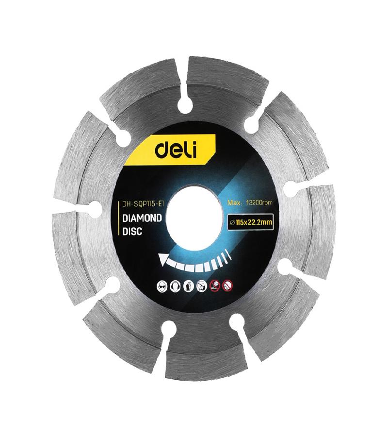 ალმასის საჭრელი დისკი  115*22,2 mm  DH-SQP115-E1    მწარ.  deli 