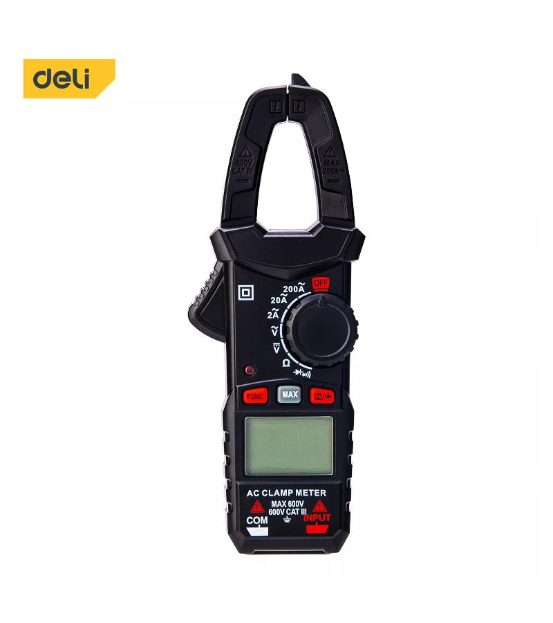 მულტიმეტრი  3 5/6 CAT III 600V  DL334201    მწარ.  deli 