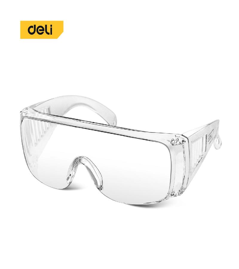 დამცავი სათვალე  160*45*55 მმ  DL522012    მწარ.  deli 