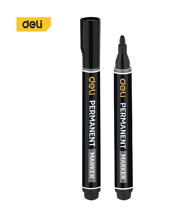 მარკერი შავი  DL-JH01-E1    მწარ.  deli 