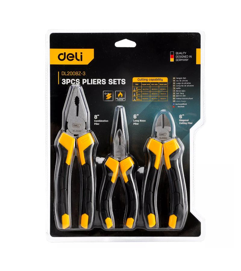 ბრტყელტუჩა + მკვნეტარა ნაკრები  (3ც)  DL2008Z-3    მწარ.  deli 