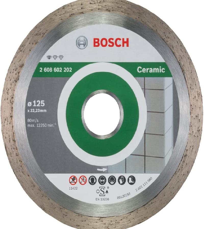 ალმასის საჭრელი დისკი ბეტონის  125Mm X 22.23Mm   #2608602202    მწარ. BOSCH