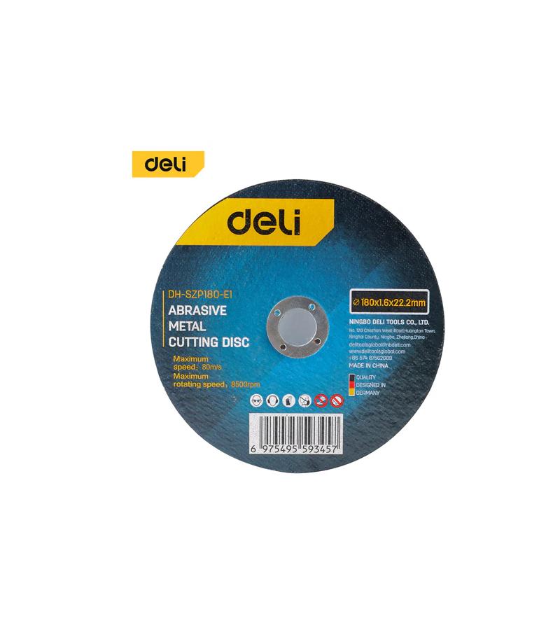 ლითონის საჭრელი დისკი  180*1,6*22,2 mm  DH-SZP180-E1    მწარ.  deli 