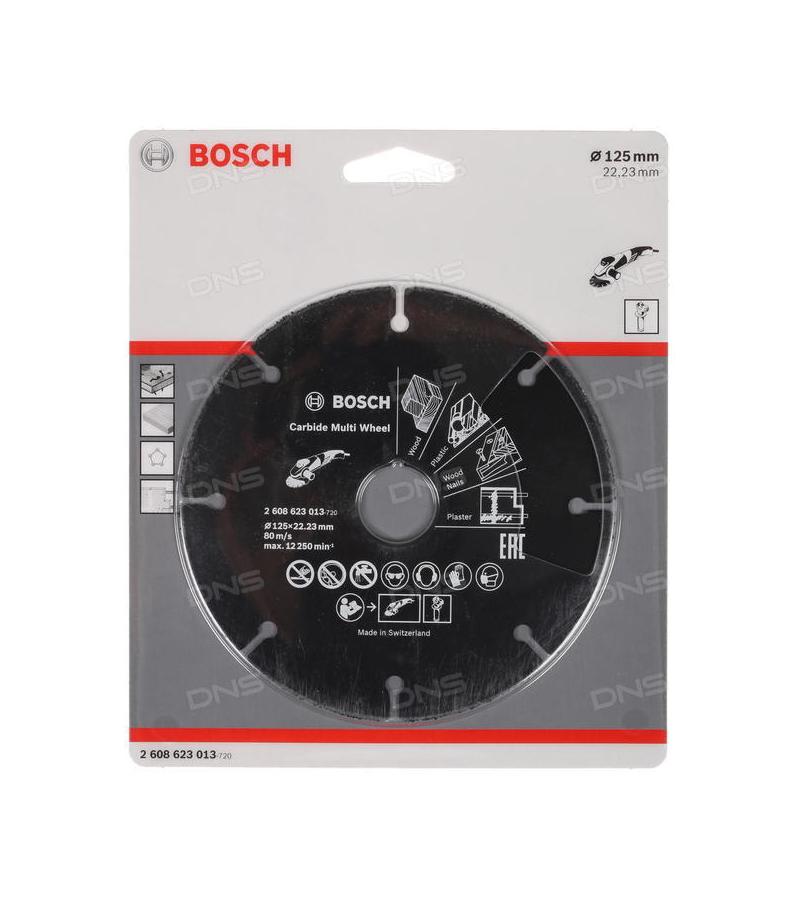 ხის საჭრელი დისკი  125mmx22.23  #2608623013    მწარ. BOSCH