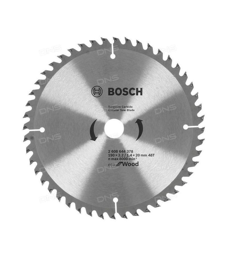ხის საჭრელი დისკი  EC WO H 190x20-48  #2608644378    მწარ. BOSCH