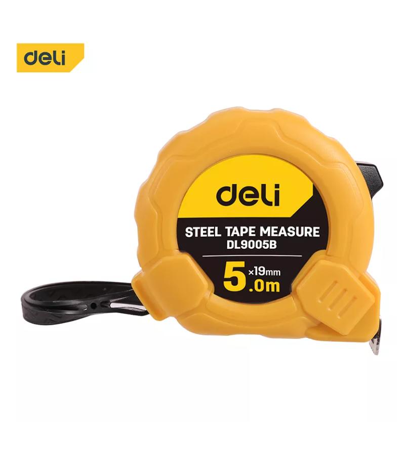 საზომი რულეტი  5მ  DL9005B    მწარ.  deli 