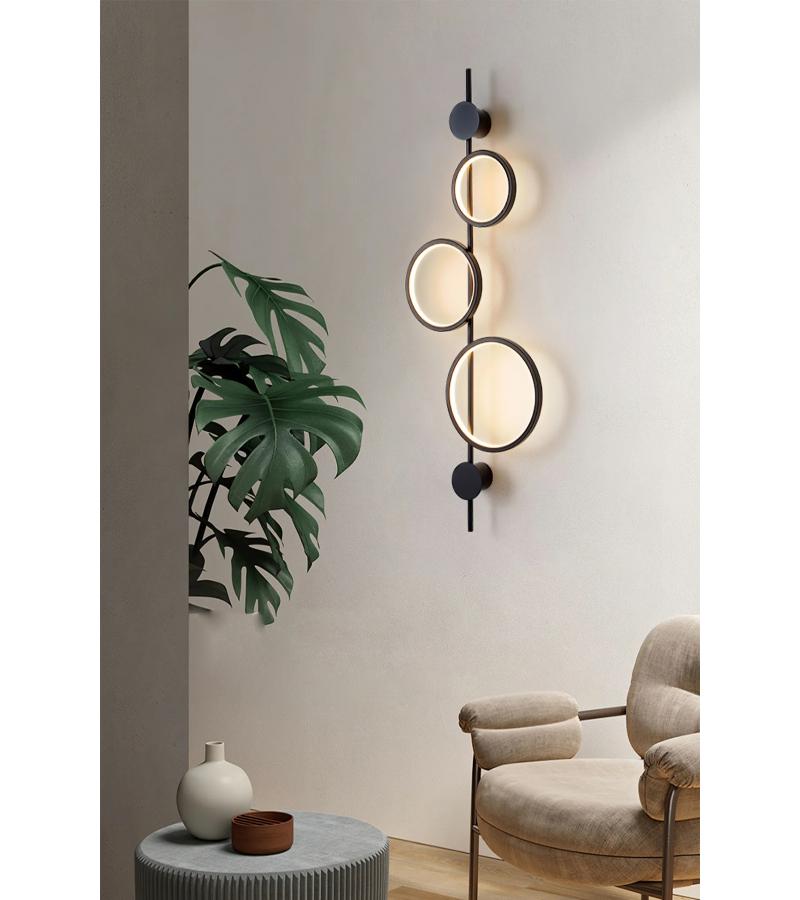 კედლის სანათი   GZMO-9136  შავი   L1060*W350*H85