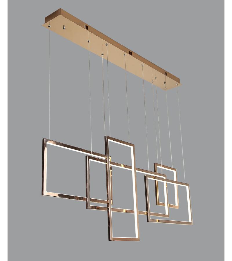 ჭაღი  LED   GZMK-D230313-5  ფერი. GOLD