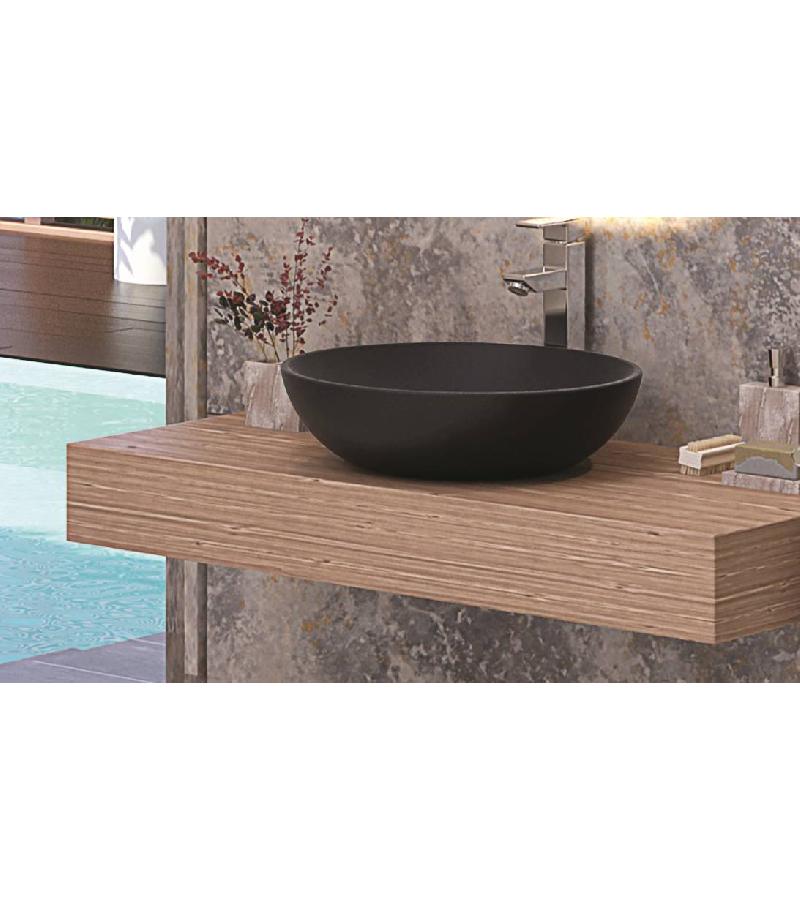 ALFA  ხელსაბანი 45x45  შავი მატ.   IDEVIT