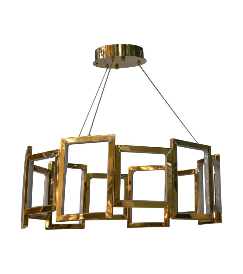 ჭაღი  LED   GZMK-D230411-D600  ფერი. GOLD