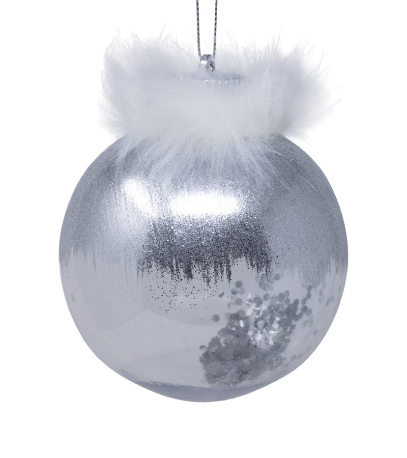 საახალწლო სათამაშო   ბურთულა  2ც  10 სმ  LILI-A3-10039S10