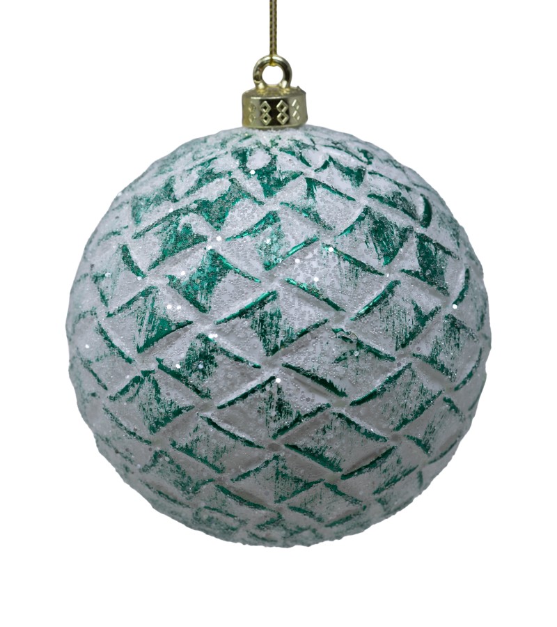 საახალწლო სათამაშო   ბურთულა  2ც  10 სმ  LILI-A3-12501E10