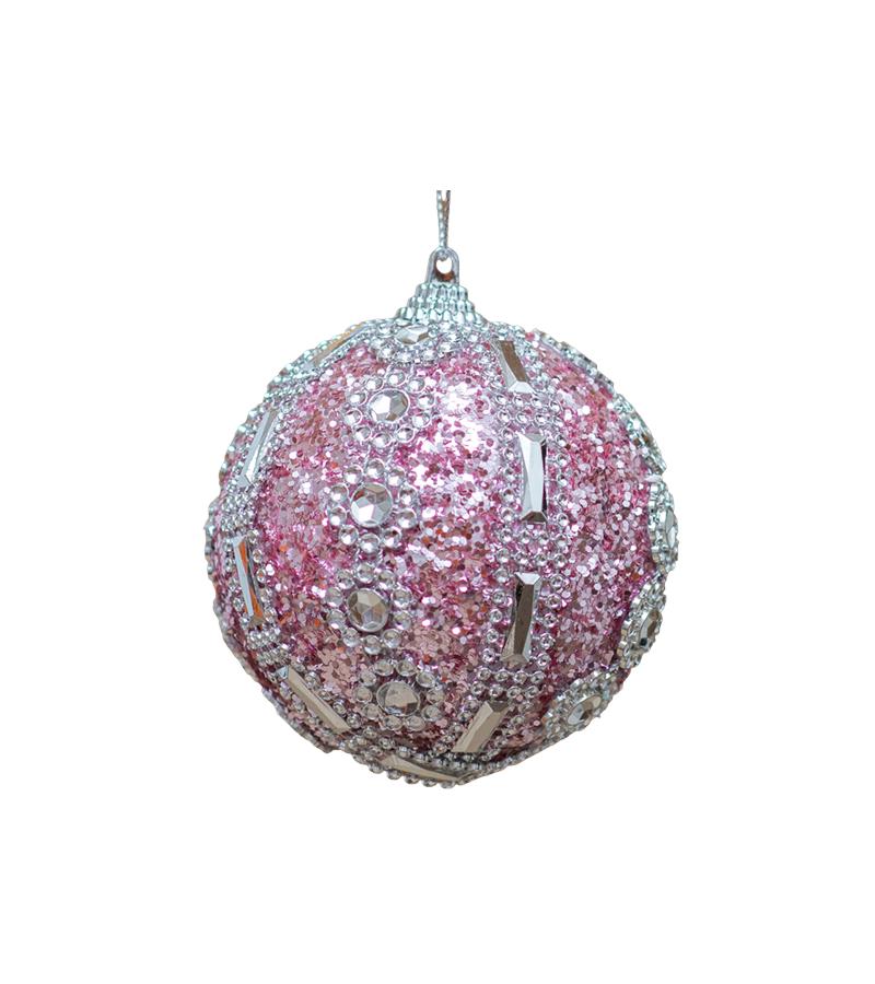 საახალწლო სათამაშო   ბურთულა  3ც  8 სმ  LILI-A3-52196PK8