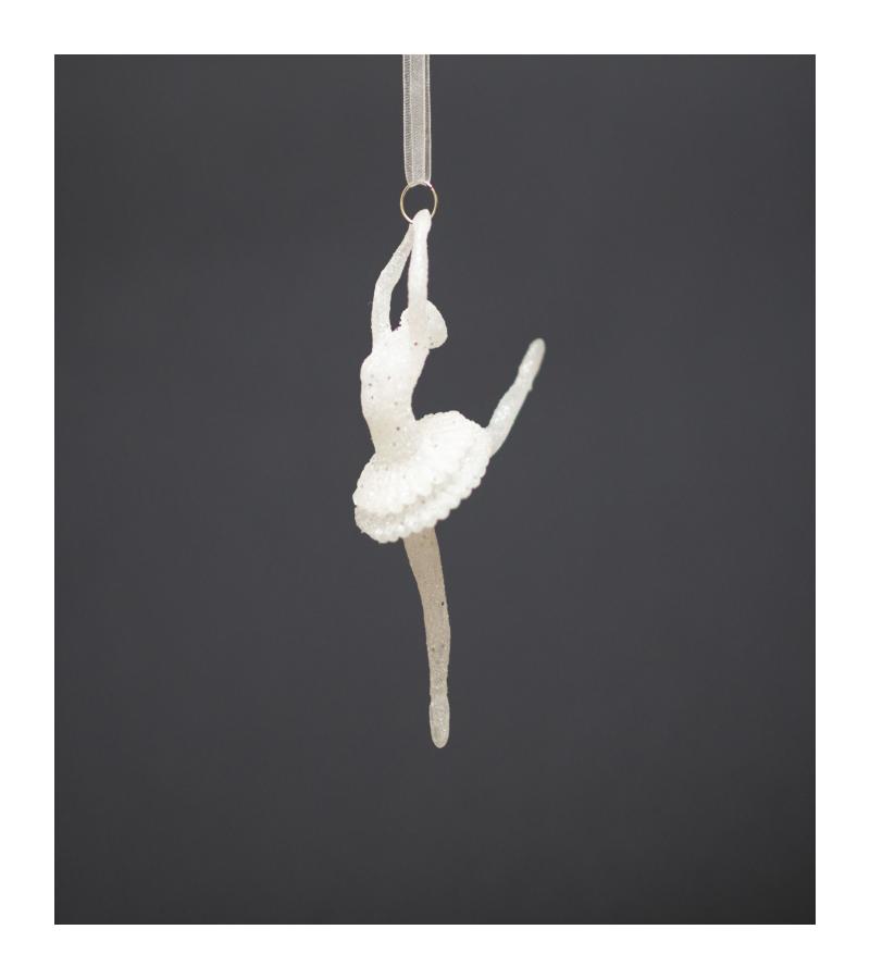 Новогодняя игрушка балерина ZFSD-ZX3026
