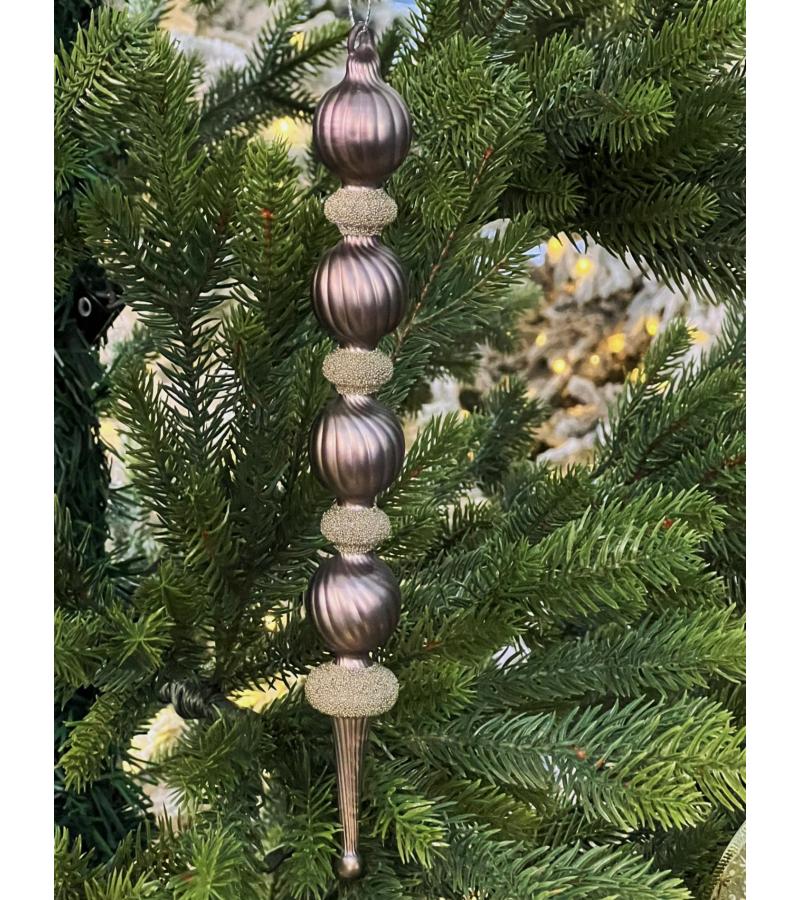 მინის საახალწლო სათამაშო  3 სმ  HTSD-2305059