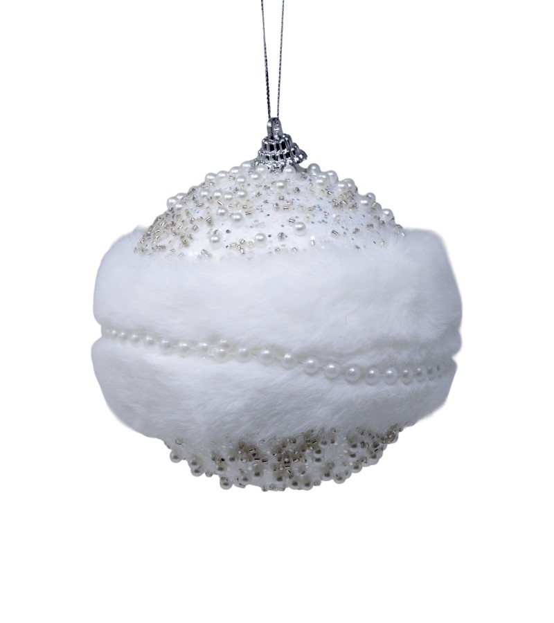 საახალწლო სათამაშო   ბურთულა  2ც  10 სმ  LILI-A1-51646W10