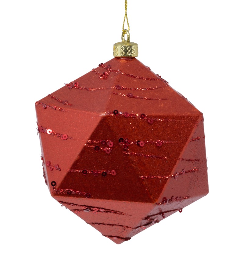 Новогодний шар-игрушка 2 шт 10 см LILI-A2-11025PK10-A1