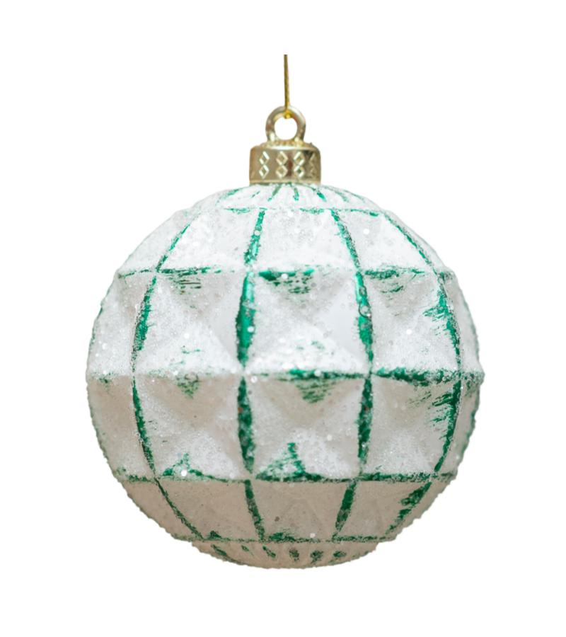 საახალწლო სათამაშო   ბურთულა  3ც  8 სმ  LILI-A3-12505E8