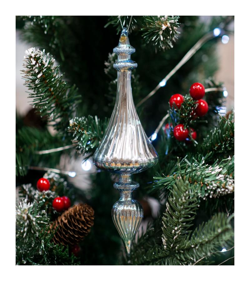 მინის საახალწლო სათამაშო  6,5 სმ  HTSD-2305104