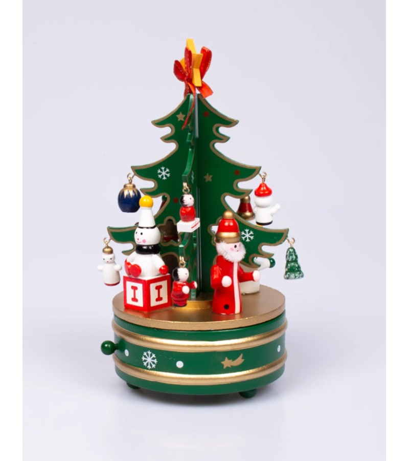 Деревянный новогодний аксессуар 22 см ZFF-Y01355G