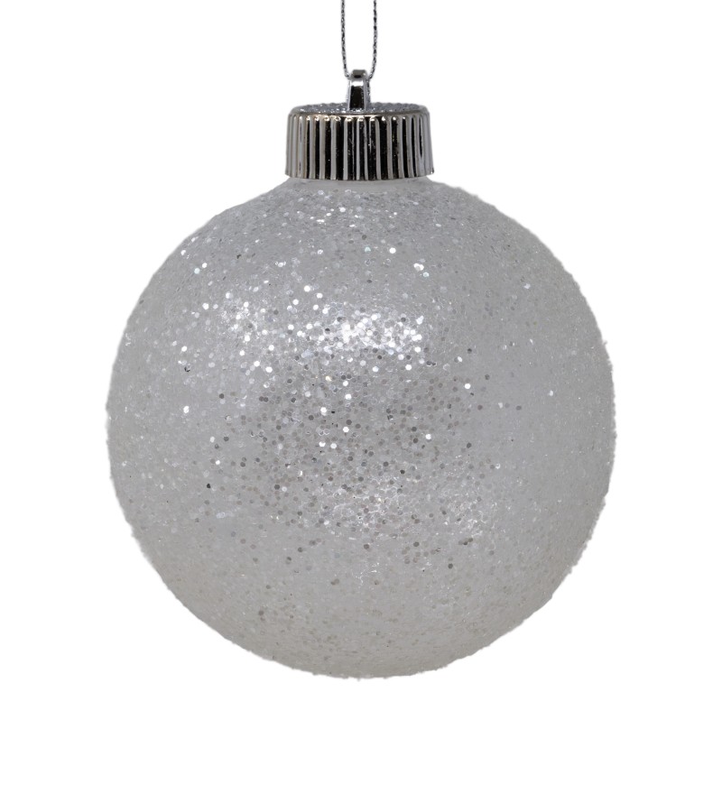 საახალწლო სათამაშო   ბურთულა  2ც  10 სმ  LILI-A2-10037W10-B1