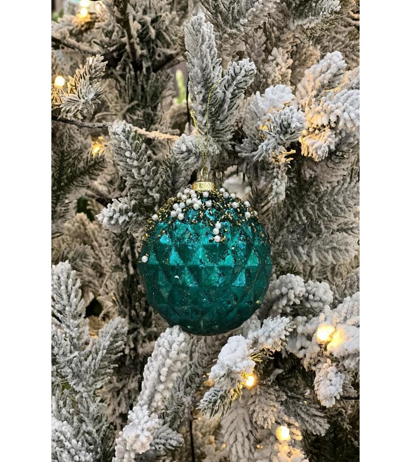 საახალწლო სათამაშო   ბურთულა  2ც  10 სმ  LILI-A1-51545E10