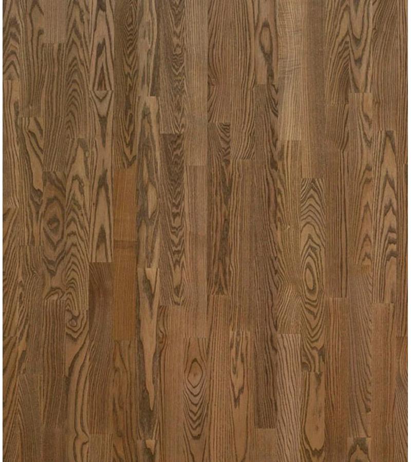 Parquet tile ASH BAYAMO OILED LOC 3S 3 layers ЯСЕНЬ 14*188*2266mm dark. KARELIA