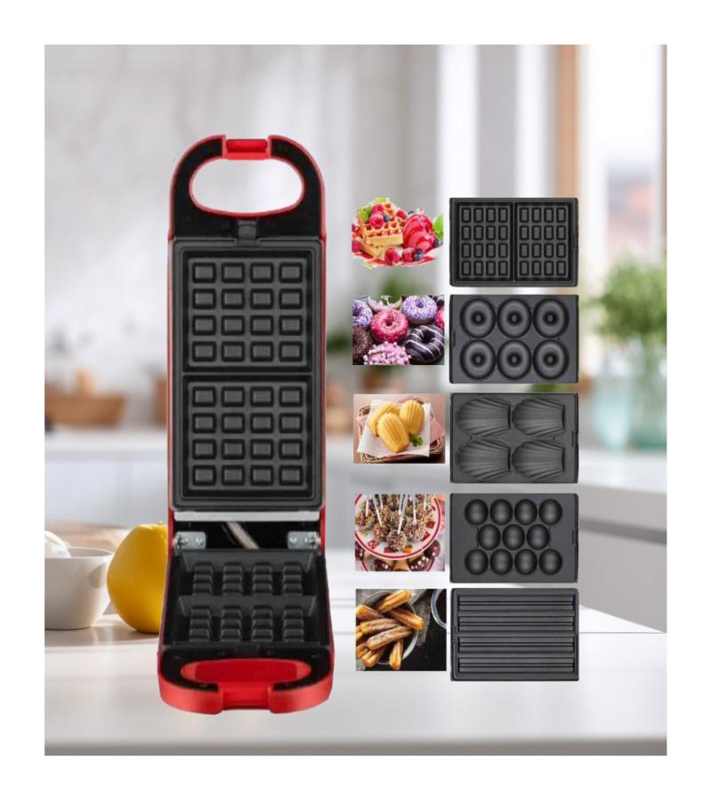 სენდვიჩის აპარატი   #HG23-R575  ( 6 IN 1 )   850W  