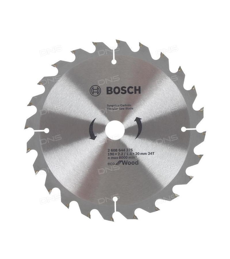 ხის საჭრელი დისკი  EC WO H 190x20-24  #2608644375    მწარ. BOSCH