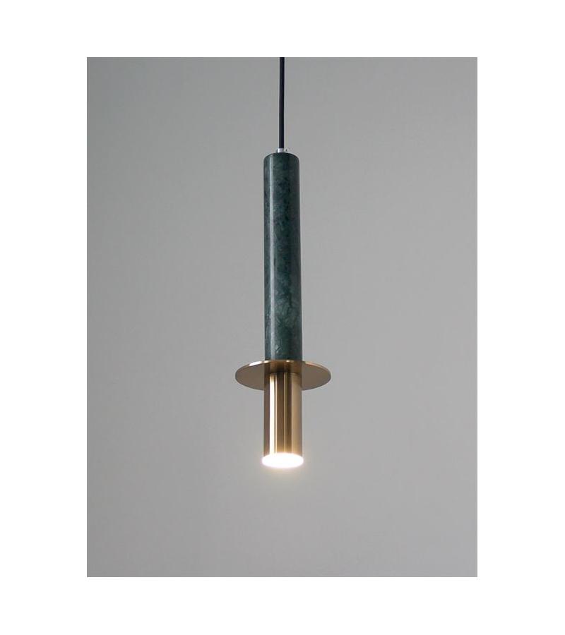 ბარის  სანათი  GZMO-8832GR  H360  ფერი: GREEN/BRASS 4000K